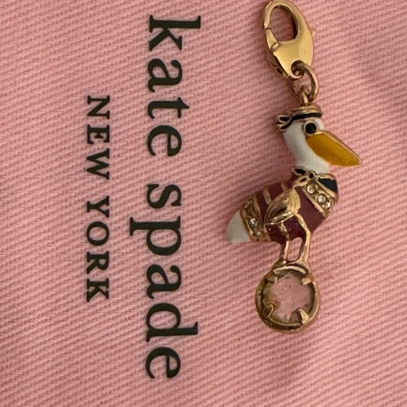 KATE SPADE Pelican 12 KT Gold Plated Charm How Charming (No Bracelet) - Picture 6 of 8